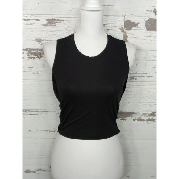 LULULEMON Gather and Grow Tank Top Black Sz 6 Like NEW - Picture 4 of 5
